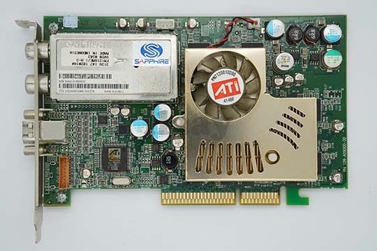 蓝宝石SAPPHIRE 9600 XT 128MB All-In-Wonder AGP 显示卡（ATI Radeon 9600XT芯片）